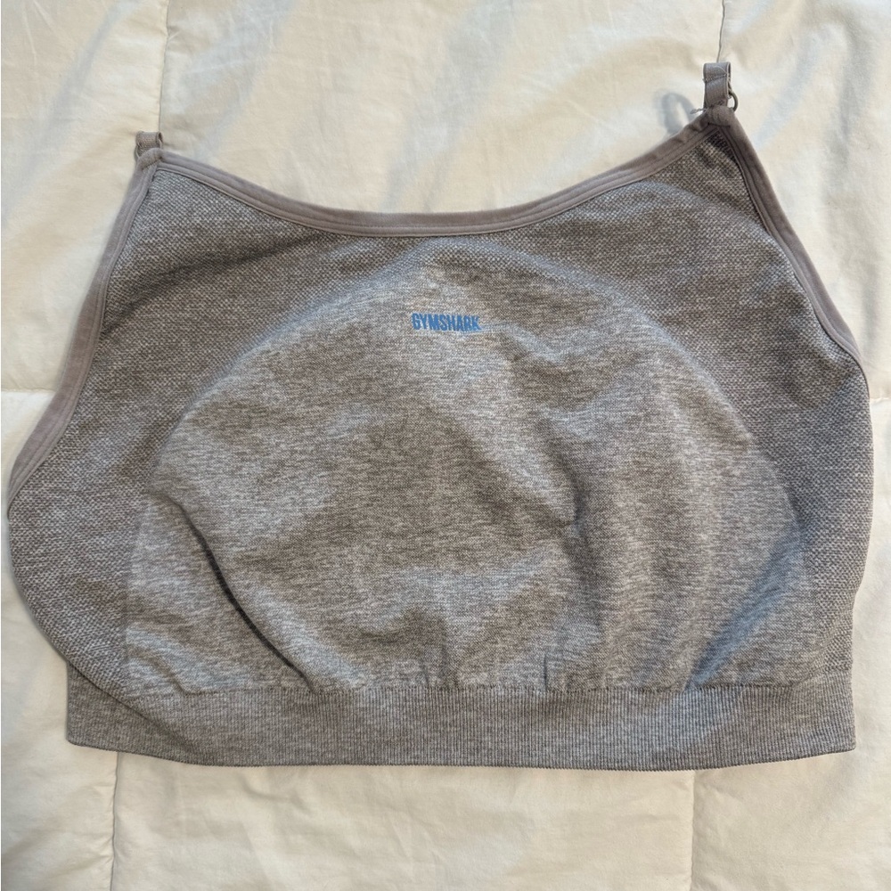 Gymshark Heather Gray Seamless Sports Bralette